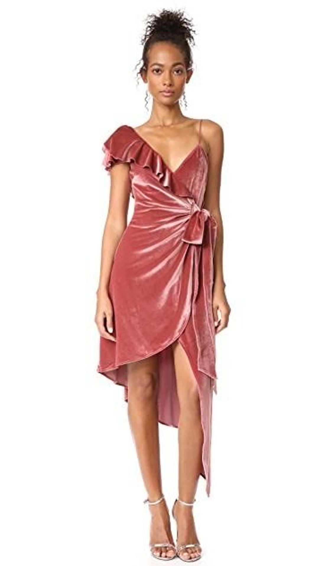 Self Portrait Devore Wrap Dress size 8 for rent on The Volte - main image