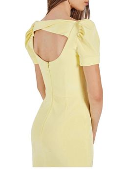 Rebecca Vallance Zinnia Open Back Dress Yellow Size 12 for rent on The Volte - image 2