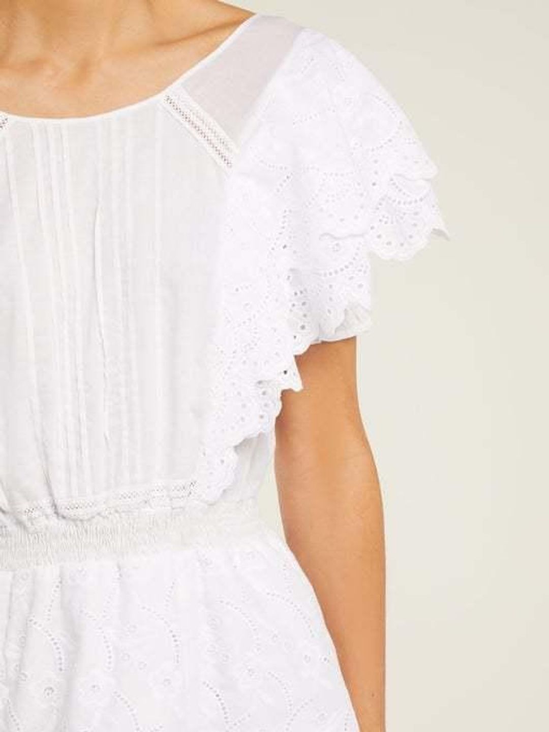 Sir The Label Gabriel Low Back Mini In White Size AU 8  for rent on The Volte - main image