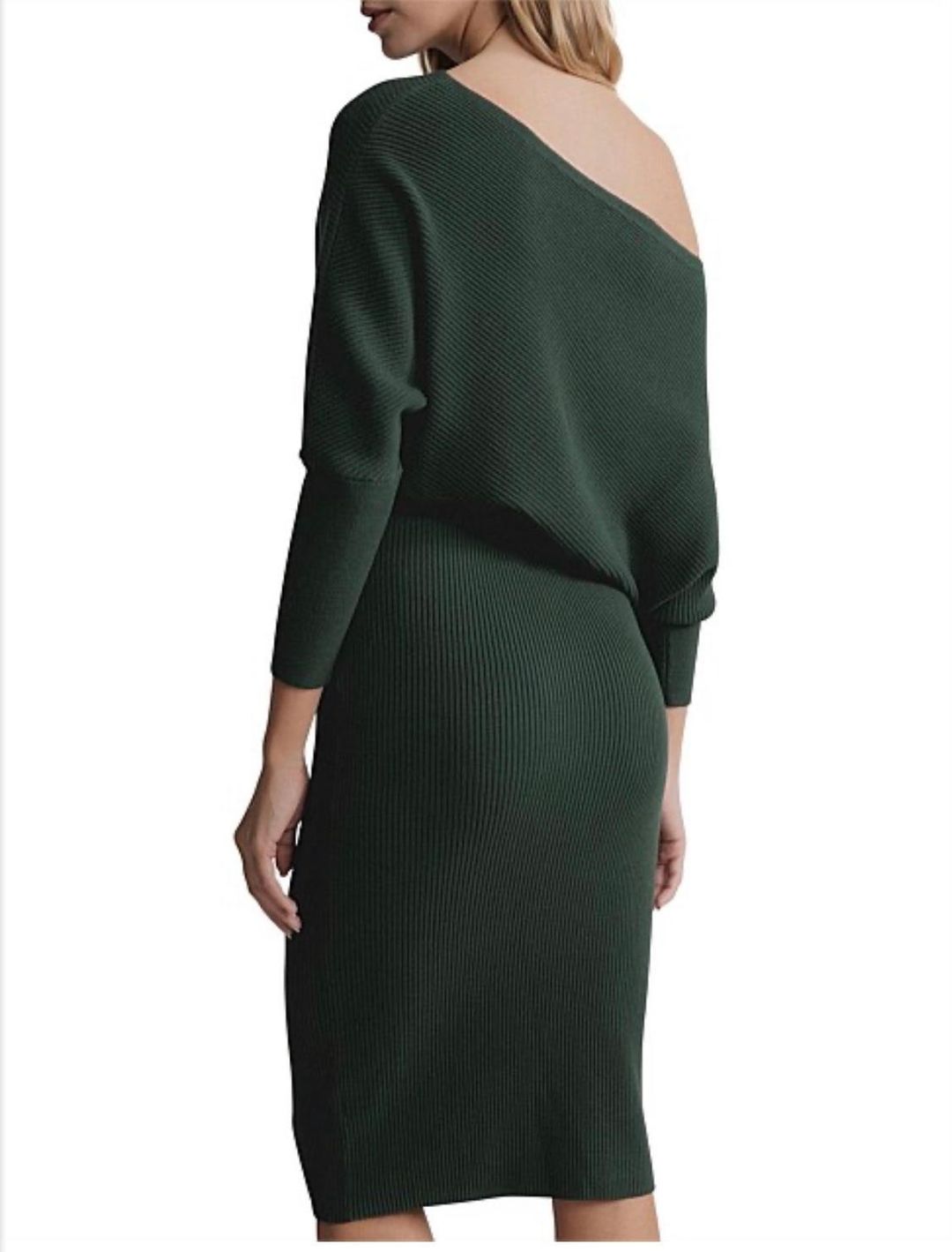 Witchery Off Shoulder Knit Dress size 8 for rent on The Volte - main image