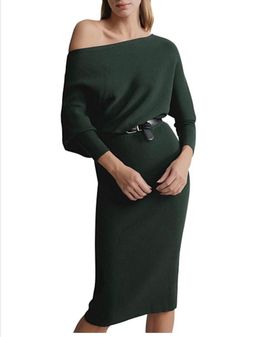 Witchery Off Shoulder Knit Dress size 8 for rent on The Volte - image 2