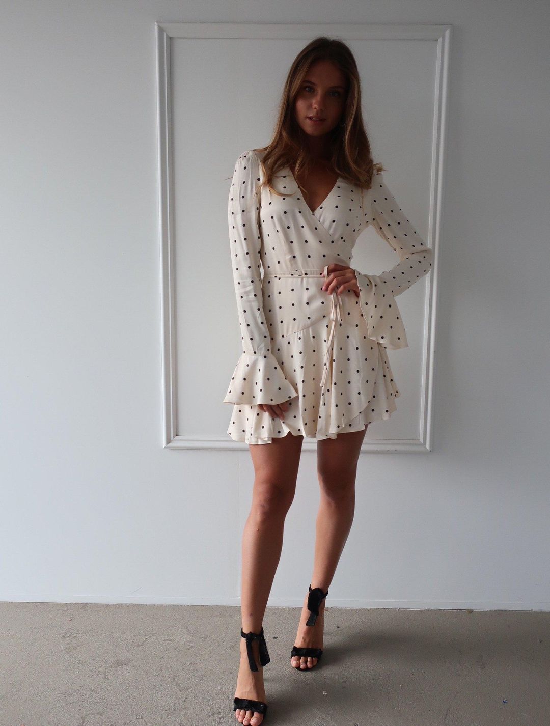 Shona Joy O'Dell Wrap Mini Dress Size 10 for rent on The Volte - main image