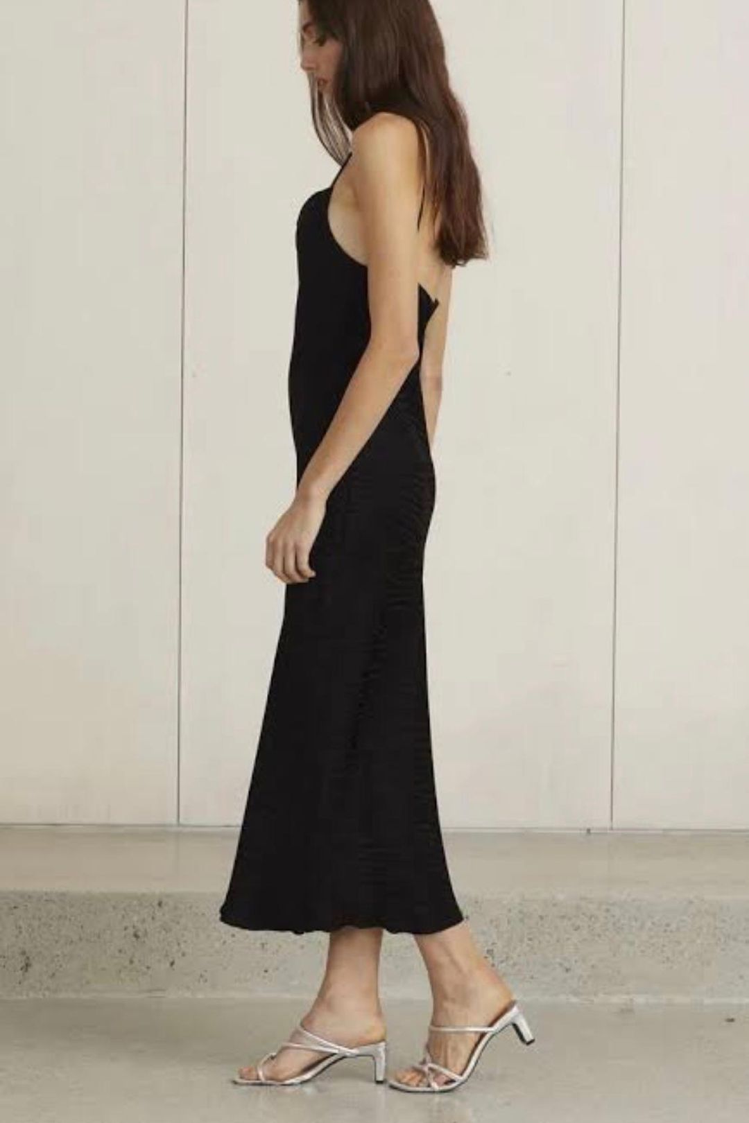 Bec & Bridge Kat Cowl Dress black size 10 for rent on The Volte - main image