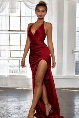 Abyss by Abby Social Gown red size 6 for rent on The Volte - image 2