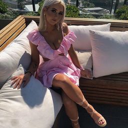 SOFIA THE LABEL | Rose Dress in Baby Pink | Size 6 for rent on The Volte - image 7