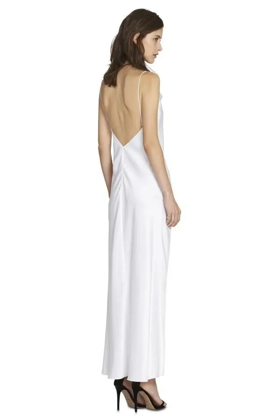 Camilla and Marc The Bowery Slip Dress Cold White Size 6 for rent on The Volte - main image