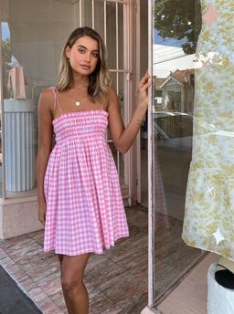 Steele Ayanna Dress Quartz Check Size XS for rent on The Volte - image 6