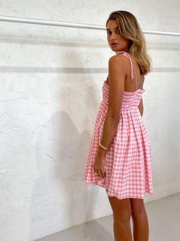 Steele Ayanna Dress Quartz Check Size XS for rent on The Volte - image 3