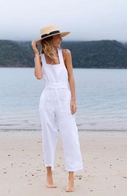 Posse The Isobel Jumpsuit White Size 8/Small for rent on The Volte - image 1