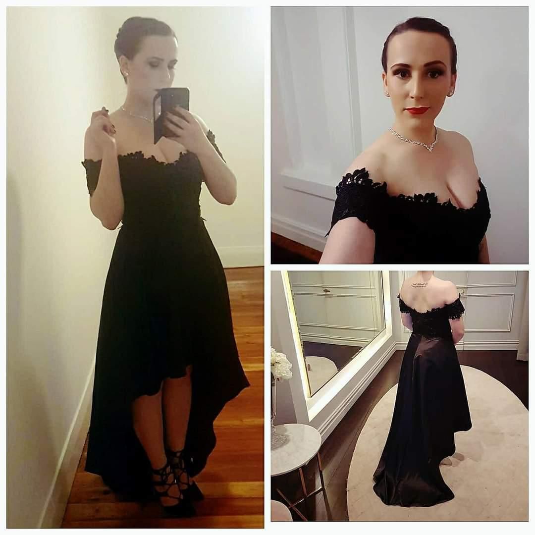 Elle Zeitoune Rosie Black Size 10 for rent on The Volte - main image