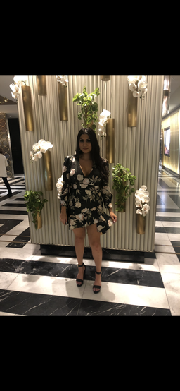 Sheike moss green floral dress for rent on The Volte - image 1