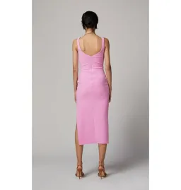 Bec & Bridge Joelle Midi Dress Pink Size AU 6 for rent on The Volte - image 2