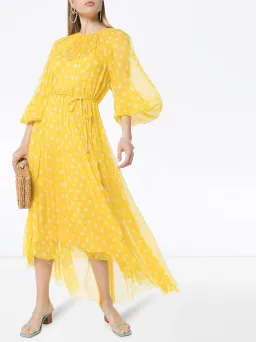 Zimmermann Brightside Swing Maxi Dress Yellow Size 8  for rent on The Volte - image 1