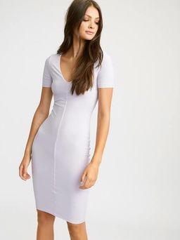 Kookai Baltimore Vee Dress Lilac Smoke size 8 for rent on The Volte - image 1
