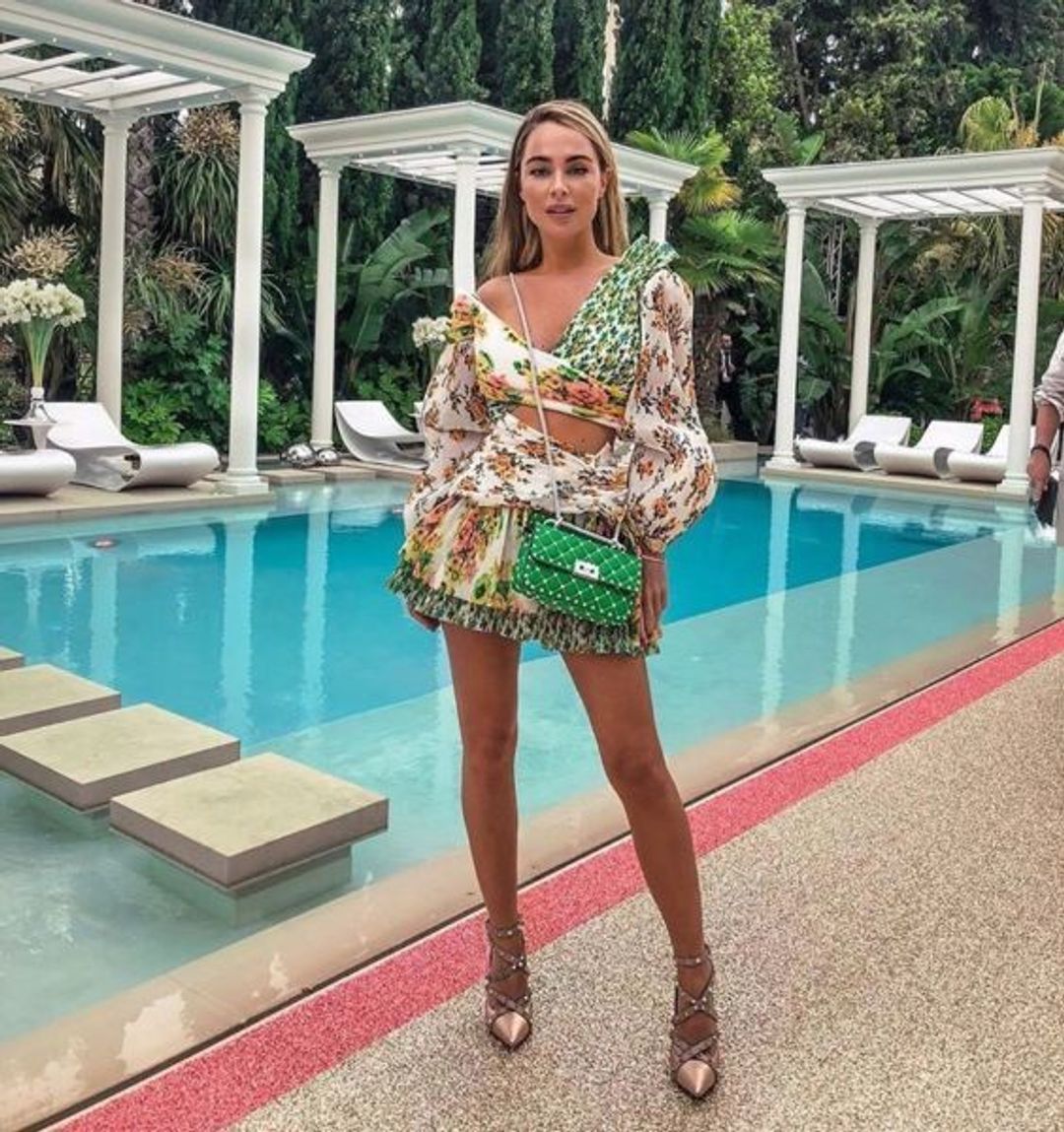 Zimmermann Golden Surfer Mini Dress Splice Size 0P / AU 6 for rent on The Volte - main image