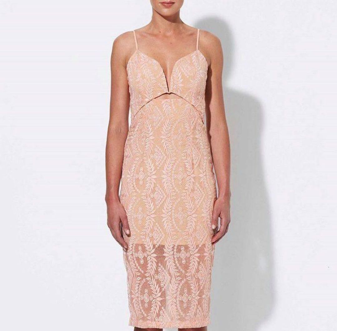 Winona Midsummer Dress Nude Size 10 for rent on The Volte - main image