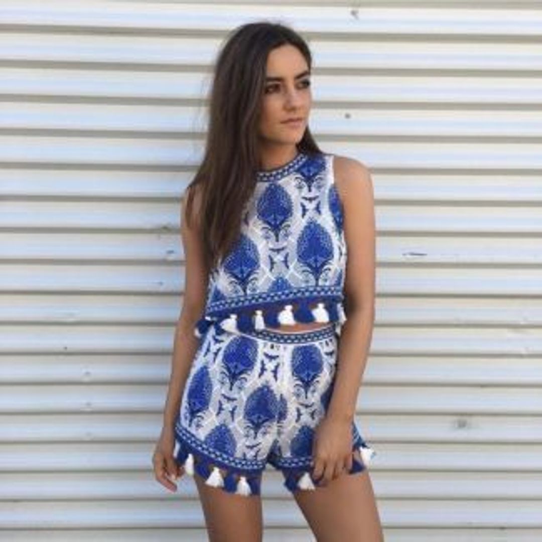 ALICE MCCALL | Le Freak Blue Set | Size 6 | As Seen on Pia Muehlenbeck for rent on The Volte - main image