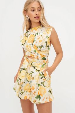 Izabel Floral Tee and Shorts for rent on The Volte - image 1