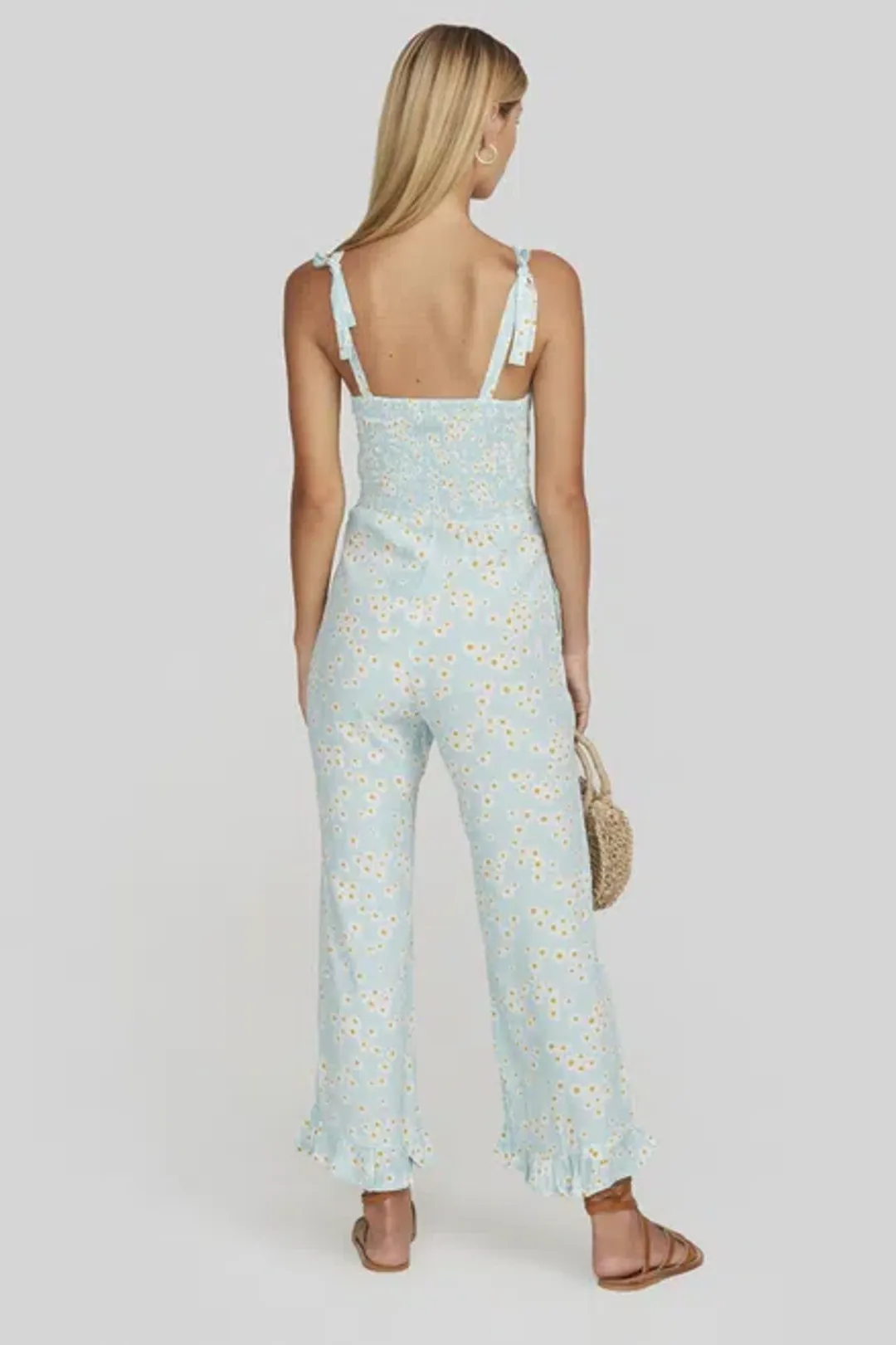 Faithfull the Brand Frankie Jumpsuit Jasmin Floral Print Size Small  for rent on The Volte - main image