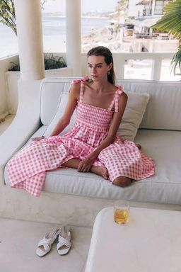 Steele Lyla Dress Hot Pink  for rent on The Volte - image 5