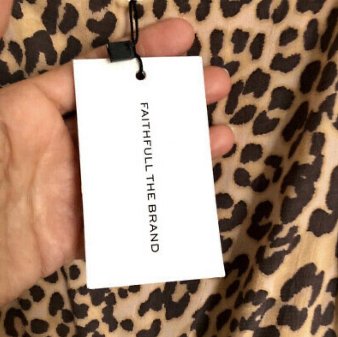 Faithfull The Brand Elsa Jumpsuit Mila Animal Print size  for rent on The Volte - main image