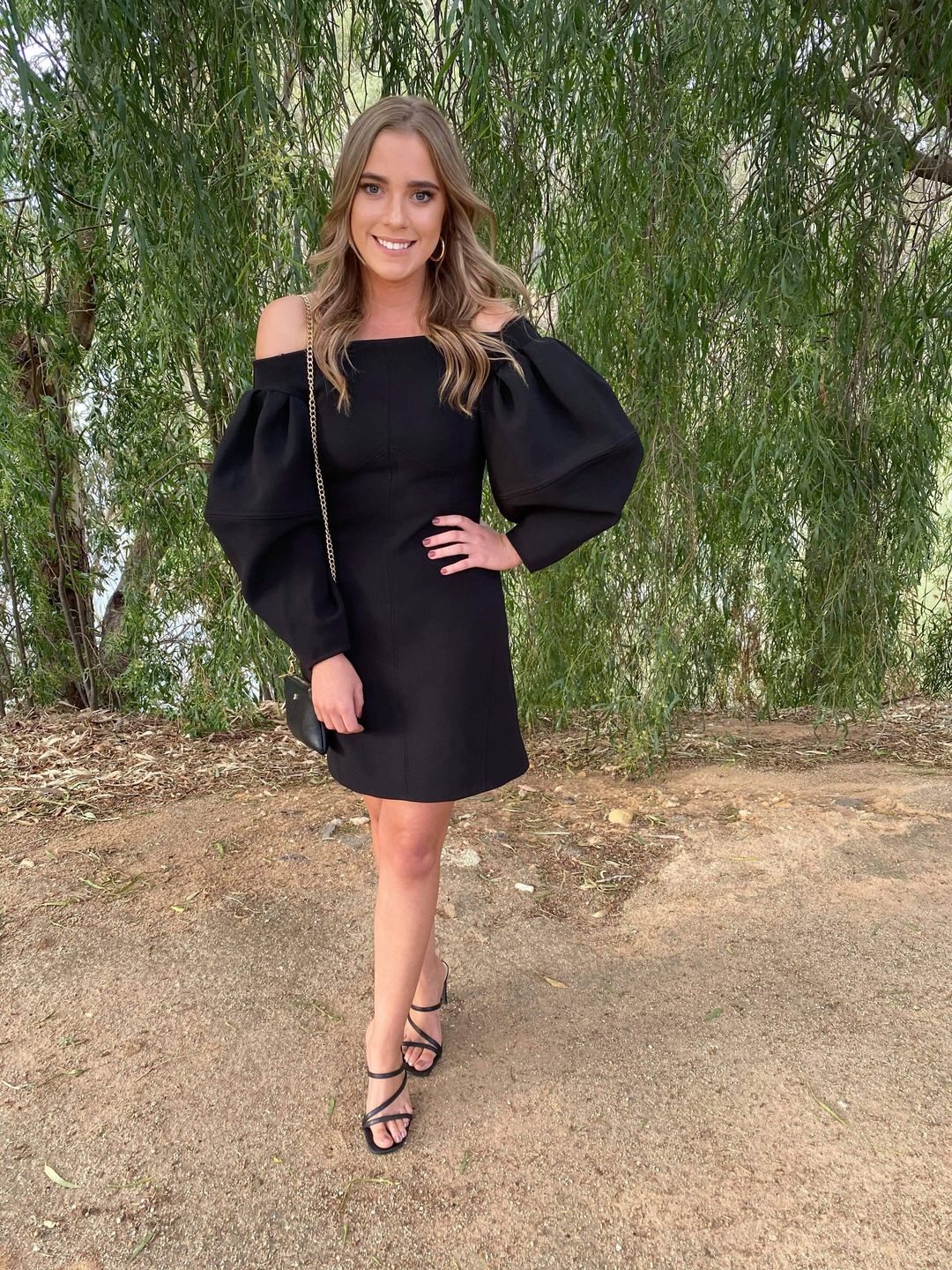 Camilla and Marc Luther Mini Dress Black Size 8 for rent on The Volte - main image