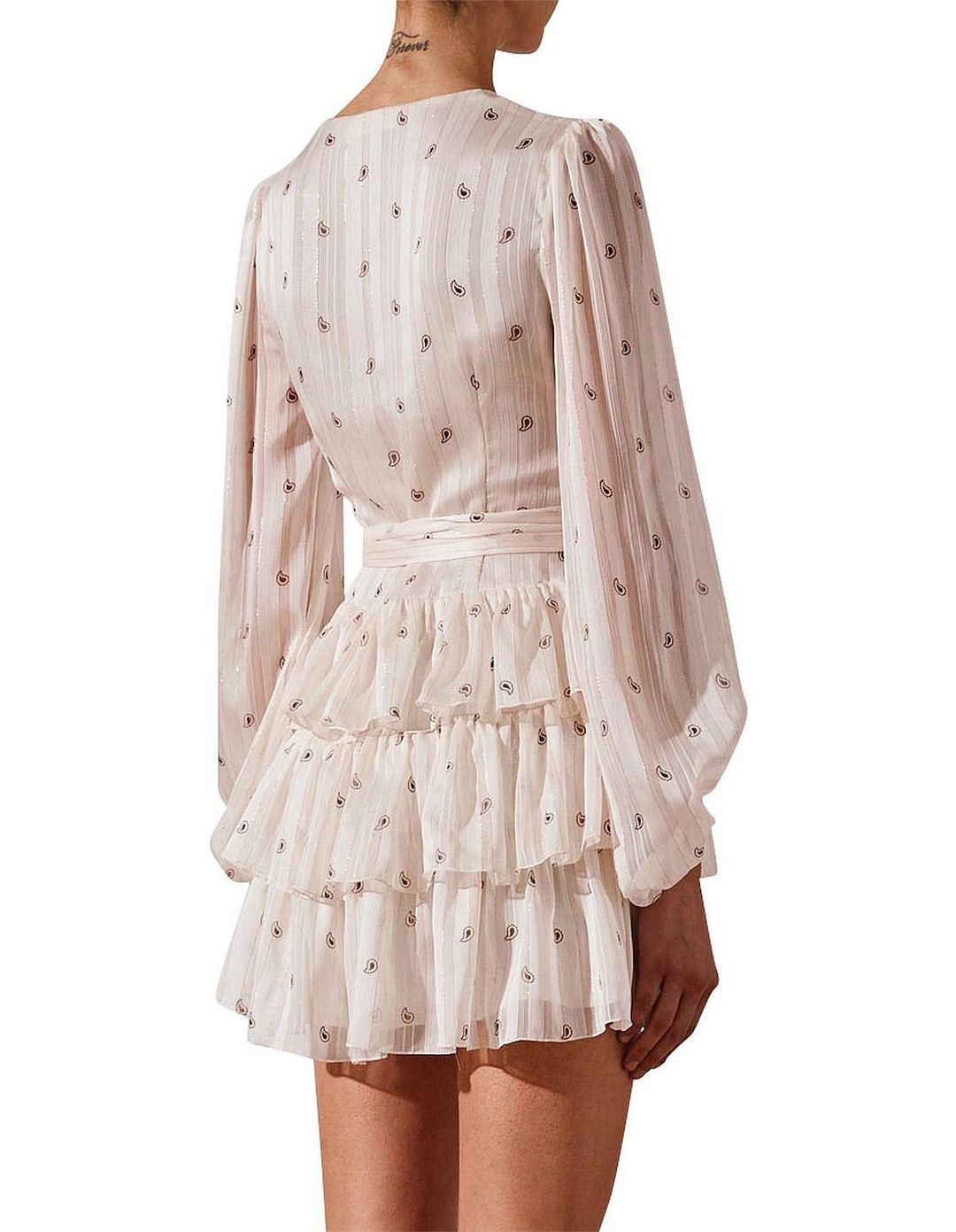 Shona Joy Sedgwick Tiered Mini Dress for rent on The Volte - main image