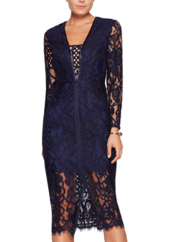 Rodeo Show Romy Dress navy Size 12 for rent on The Volte - image 1