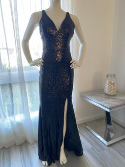 Bariano Black Sequin Dress for rent on The Volte - image 1