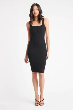 Kookai Meghan Tank Dress Black Size 34  for rent on The Volte - image 1