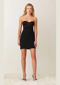 Bec & Bridge Shore Break Mini Dress Black Size AU 6 for rent on The Volte - image 1