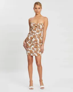 Bec & Bridge Party Wave Mini Dress Print Size 6 for rent on The Volte - image 1