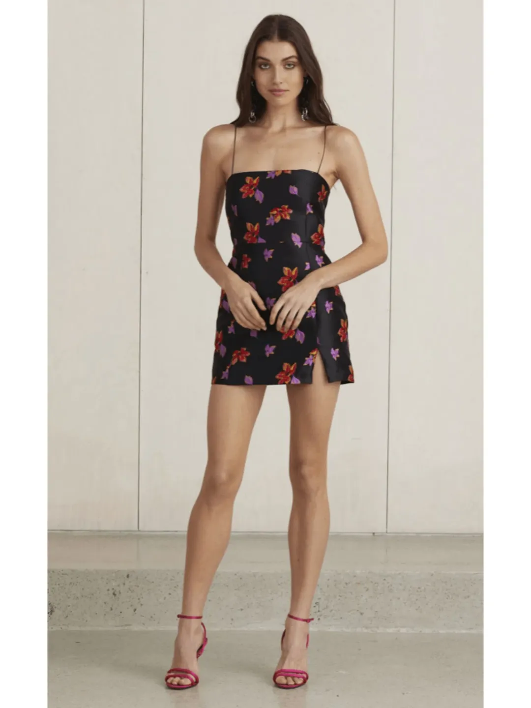 Bec & Bridge Love Crush Mini Dress Print Size AU 6 for rent on The Volte - main image