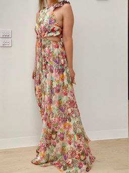 Zimmermann Lovestruck Ruffle Maxi Dress Print Size 8 for rent on The Volte - image 4