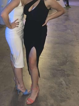 Bec & Bridge Emerald Avenue Asym Midi Dress black size 12 for rent on The Volte - image 2