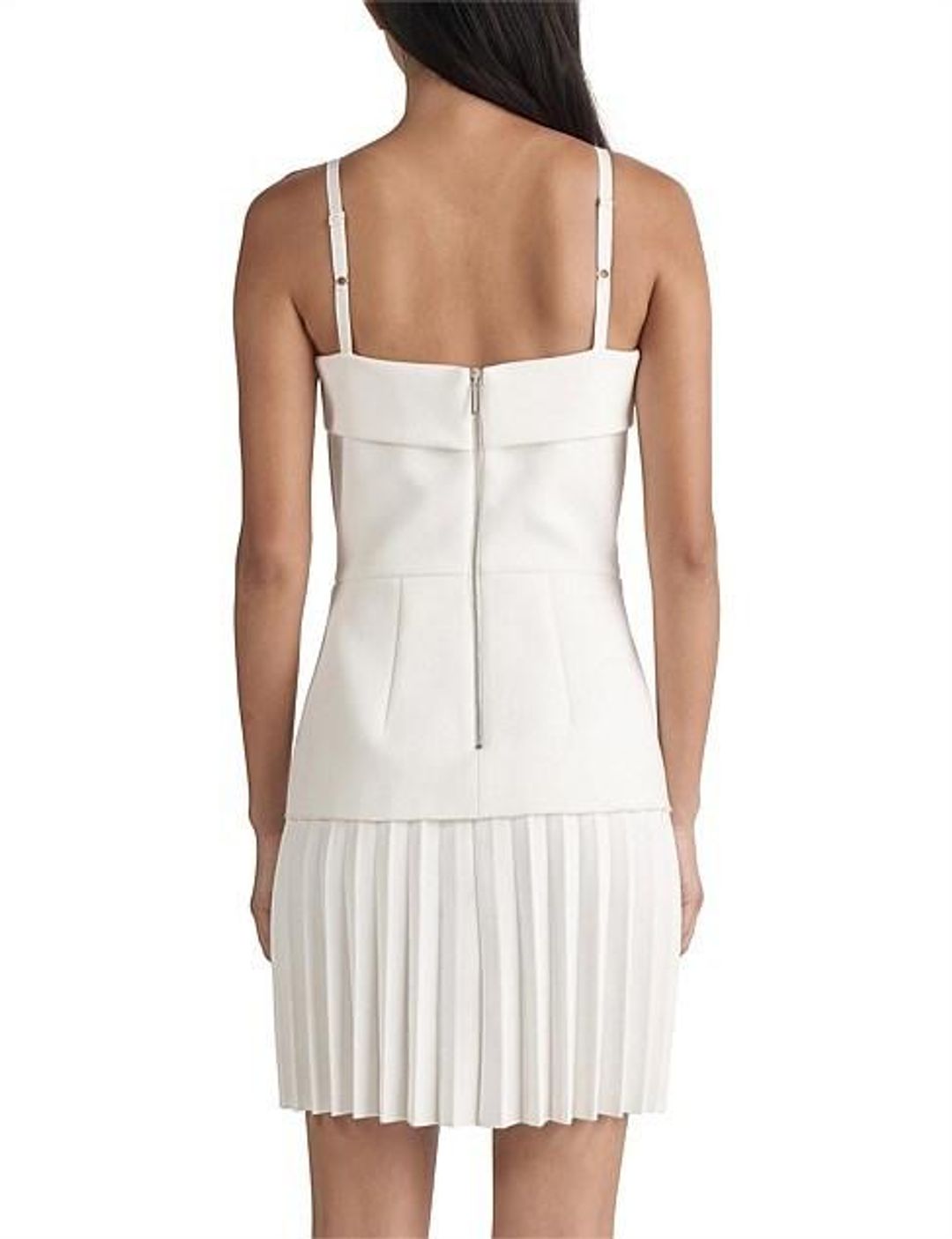 Dion Lee - Linear Pleat E-Hook Mini Dress size 8 for rent on The Volte - main image