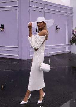 Dion Lee Viscose Jersey Gather Dress Size 8 for rent on The Volte - image 4