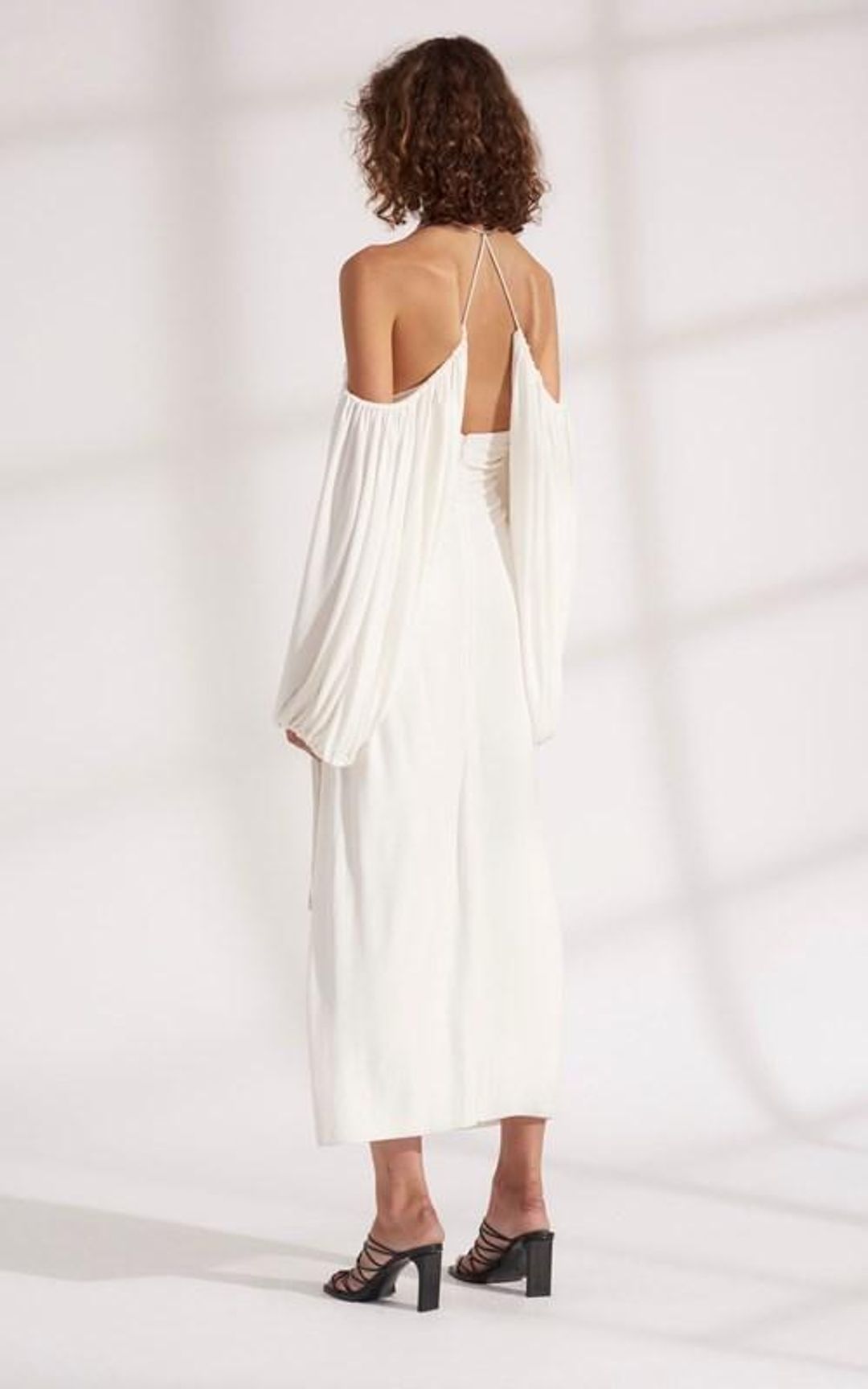 Dion Lee Viscose Jersey Gather Dress Size 8 for rent on The Volte - main image