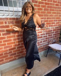 Sir The Label Aries Cut Out Dress Midi Black Size 3 | AU 12 for rent on The Volte - image 4