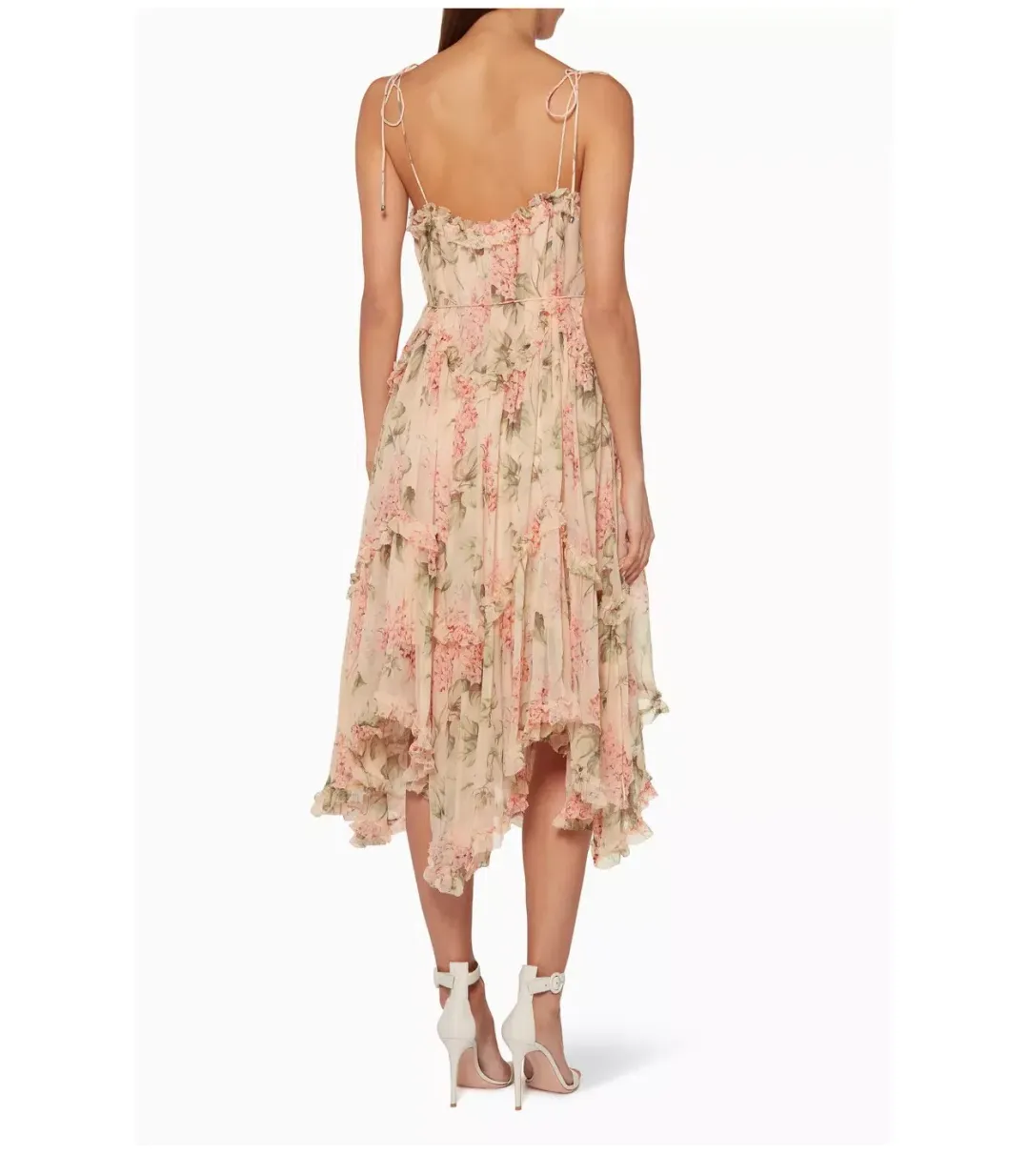 Zimmermann Silk Prima Hydrangea Floating Dress Floral Size 1/ AU 10 for rent on The Volte - main image