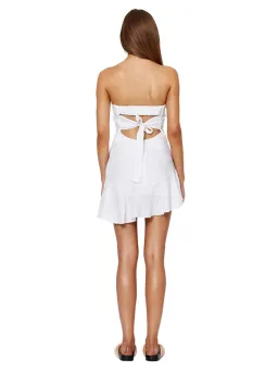 Bec & Bridge Frou Frou Mini Dress White Size AU 6 for rent on The Volte - image 2