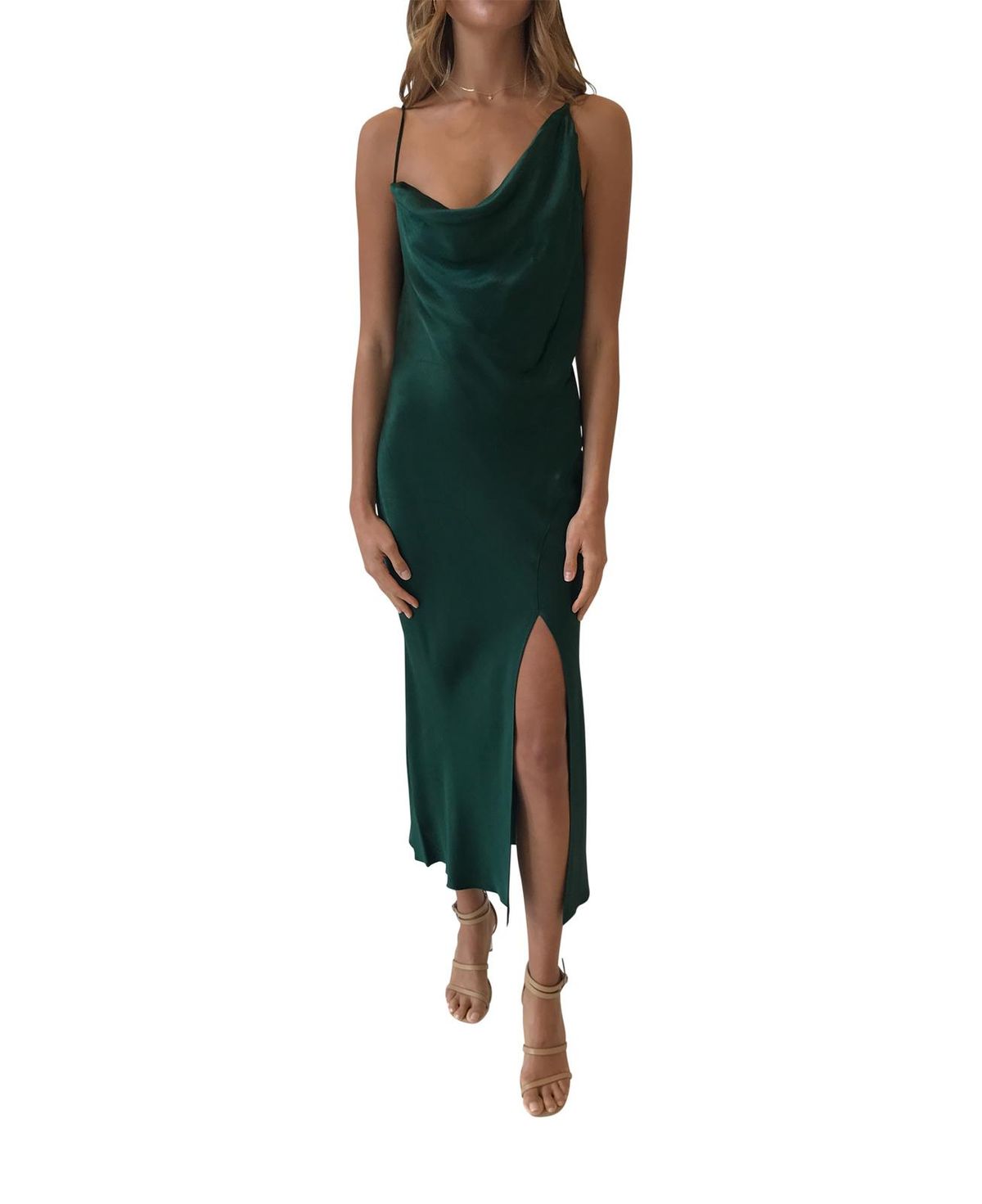Bec & Bridge - Martini Club Split Green Dress Size 6 for rent on The Volte - main image