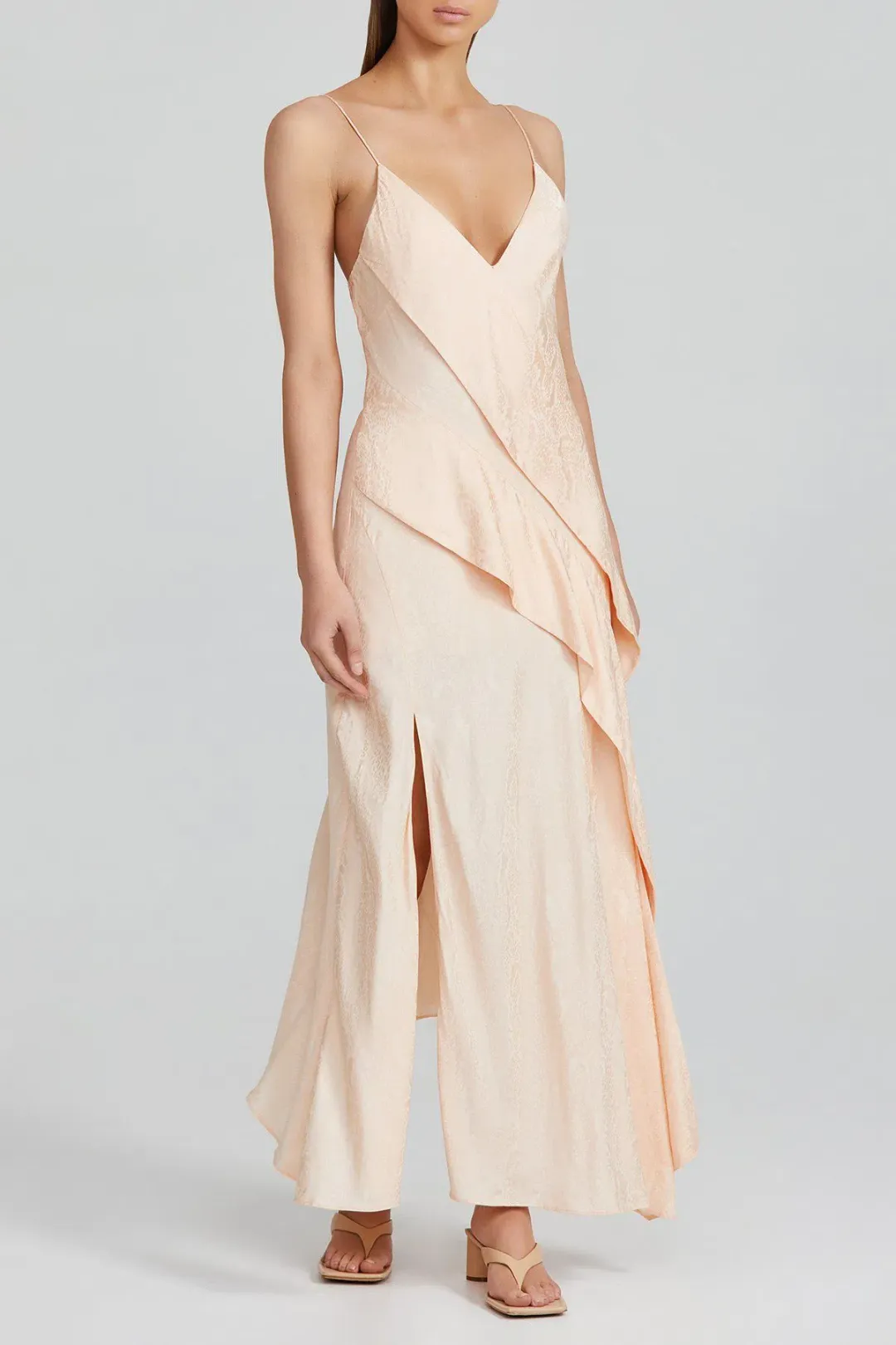 Acler Godwick Dress Tangerine Size 10 for rent on The Volte - main image