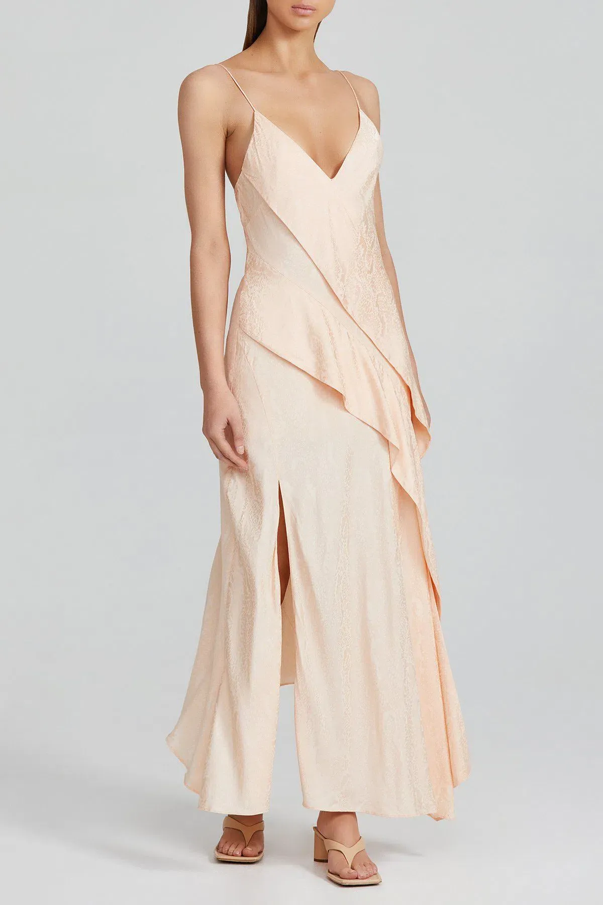 Acler Godwick Dress Tangerine Size 10 for rent on The Volte - main image