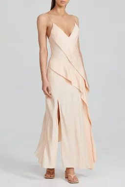 Acler Godwick Dress Tangerine Size 10 for rent on The Volte - image 1