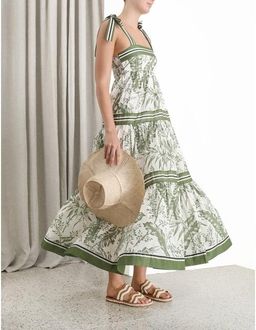 Zimmermann Empire Tie Shoulder Dress Size 2 / 8-12 for rent on The Volte - image 3