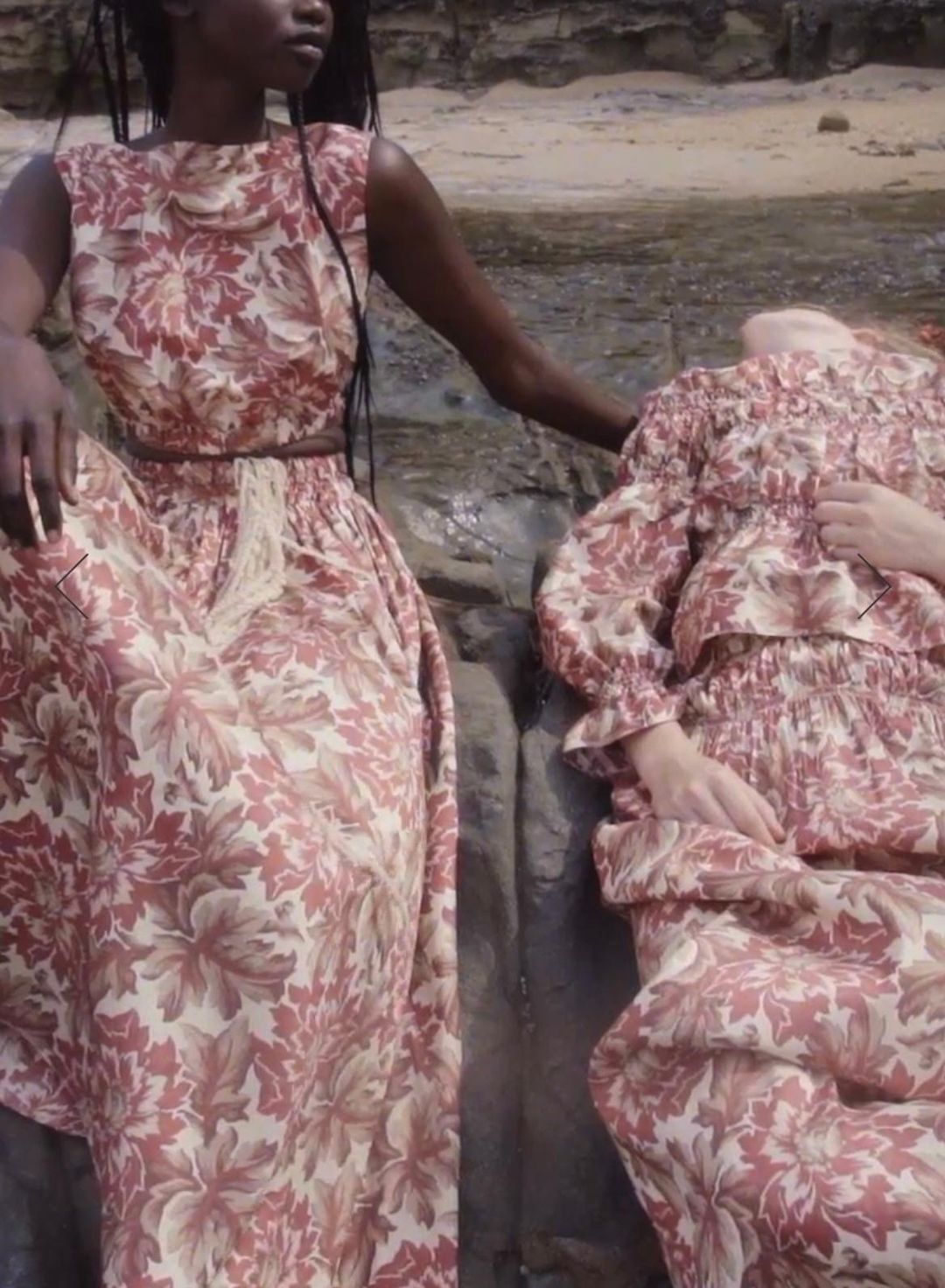 Sir The Label Valletta Midi Floral Print Silk Set | AU 8 for rent on The Volte - main image