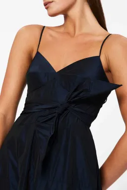 Scanlan Theodore Taffeta Maxi Dress Navy Size 8  for rent on The Volte - image 2