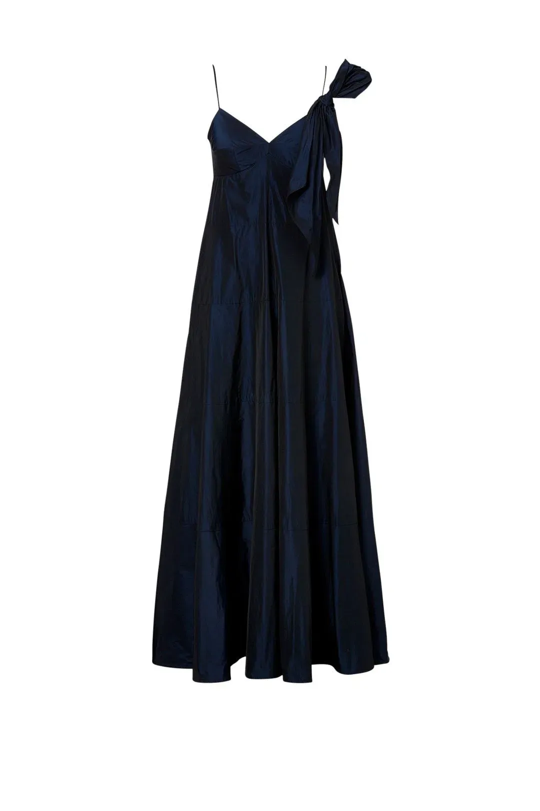 Scanlan Theodore Taffeta Maxi Dress Navy Size 8  for rent on The Volte - main image