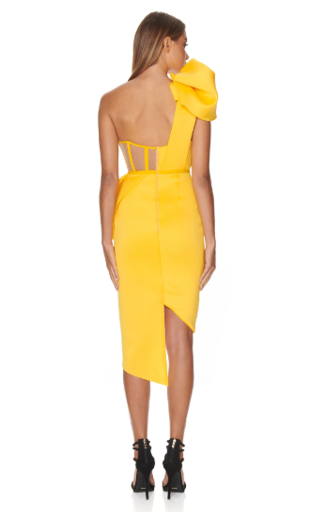 Eliya The Label-  Fleur Dress (Canary Yellow) Size 6 for rent on The Volte - main image